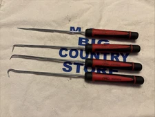 Mac Tools 4pc Comfort Grip Handle Pick Set Red/Black