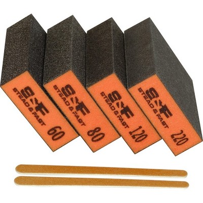 Sanding Sponge 4 Pcs HeavyDuty Grit Sanding Block for Drywall Metal Wood