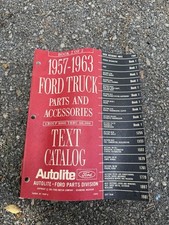 Original 1957-63 Ford Truck Parts And Accessories Catalog Manual Autolite 1970