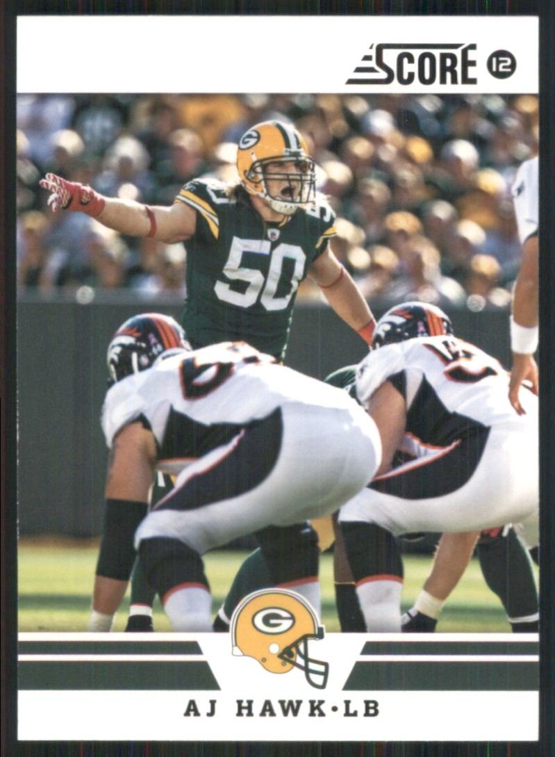 2012 Score #2 A.J. Hawk Green Bay Packers 36162