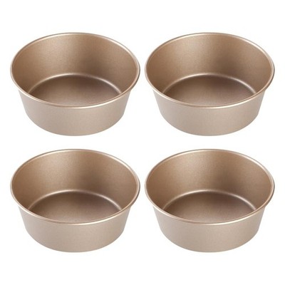 4 PCS 4.5 Inch Mini Pie Pans Round Tart Tins Air Fryer Egg Nonstick Molds