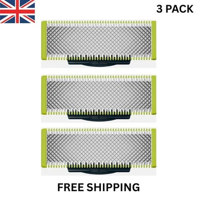 3X Philips OneBlade Razor Shaver QP2520/QP2630 Replacement Blade Head One Blade