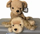 Vintage Beanie Babies Set Of 2 Puppies: Tuffy And Spunky
