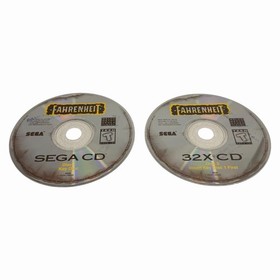 Fahrenheit (Sega CD, 32X, 1995) Authentic Complete w/ Manual + Reg Card Tested