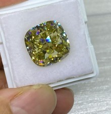 5.Ct Natural Cushion Cut Yellow Color diamond CERTIFIED D Grade VVS1  1 NB4