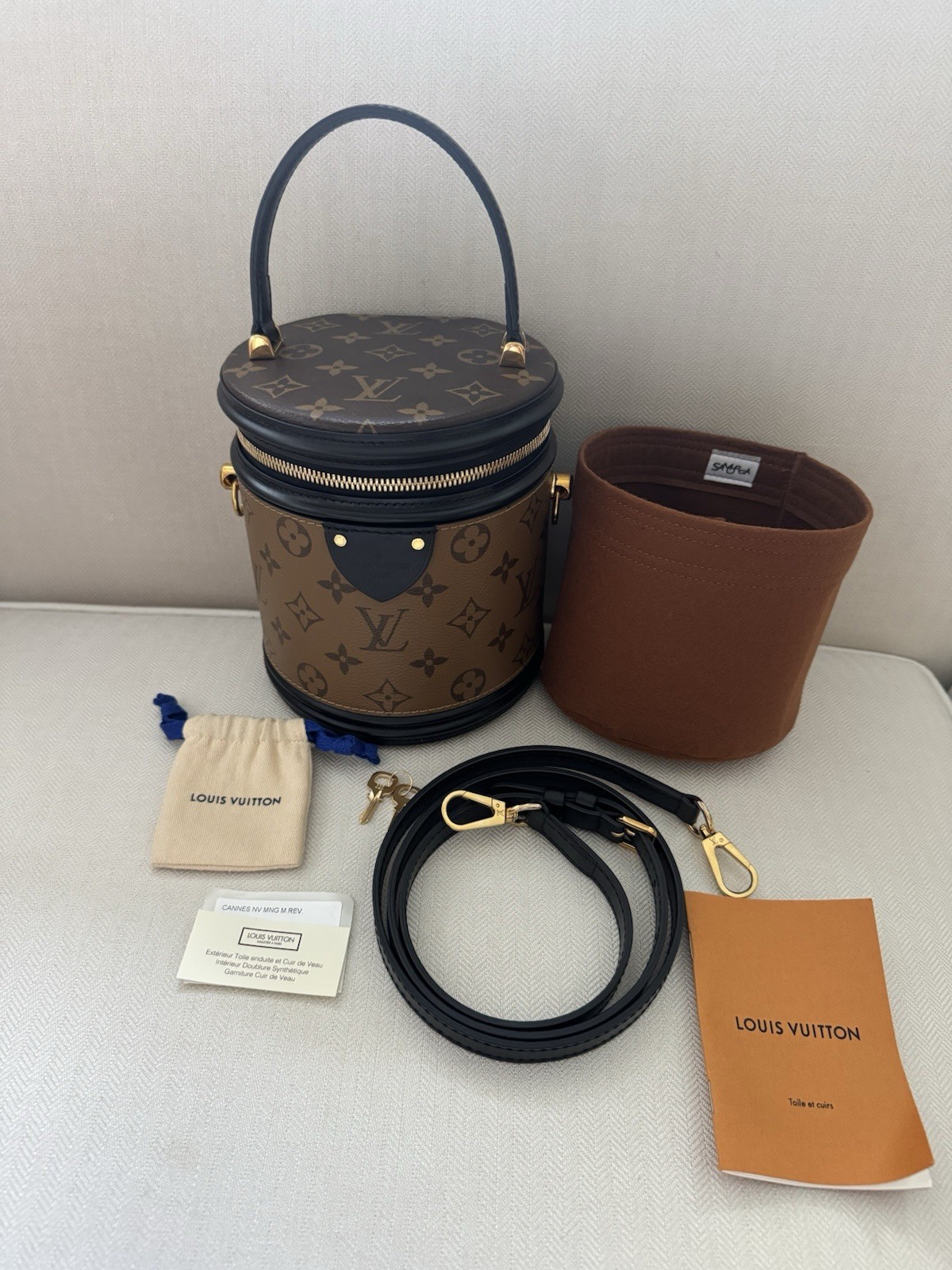 Authentic Louis Vuitton Cannes Monogram Reverse C… - image 3