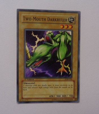 Two-Mouth Darkruler LOB-030 Asian English (Common, 1st Ed, Lightly Played / LP)
