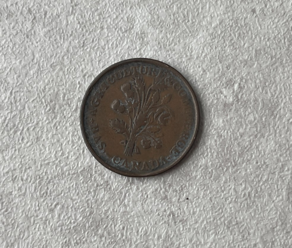 ND (1835-38) Canada Montreal 1/2 Penny Sou Token L2