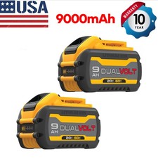 2Pack 9.0AH DCB609-2 For DEWALT DCB609 20V/60V MAX FLEXVOLT Lithium-Ion Battery