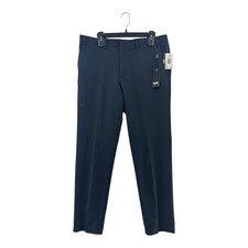 Michael Kors Mens Modern Fit Navy Polyester Dress Pants Size 36W x 30L