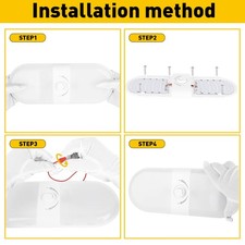 12V 180 LED Car Interior Ceiling Roof Dome Lamp Light Camper RV Truck Trailer