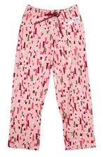 HUE Tossed Trees Print Full Length Sleepwear Women's Pajama Bottoms S NWT
