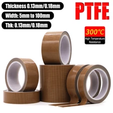 PTFE High Temperature Resistant Sealing Insulating Tape Width10~100mm 10m/Roll