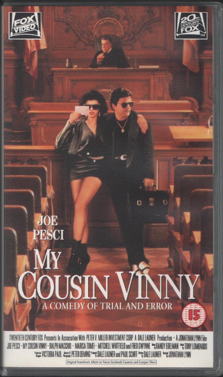 My Cousin Vinny (1992) (VHS 1993) Joe Pesci Marisa Tomei Comedy