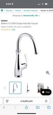 Kohler 29107-CP Bellera Bar Sink Faucet Polished Chrome. New Open Box.