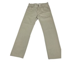 H M Boys Khaki Twill Pants Size 13  14 Adjustable Waist