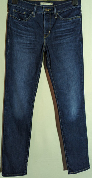Women's Levi's 312 Shaping Slim Stretch Blue Jeans Size 9 Leg 32" EXC