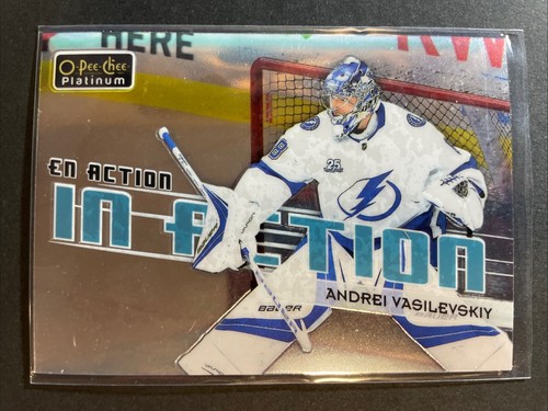 2018-19 O-pee-chee Platinum In Action Andrei Vasilevskiy IA-18 Tampa Bay Lightn