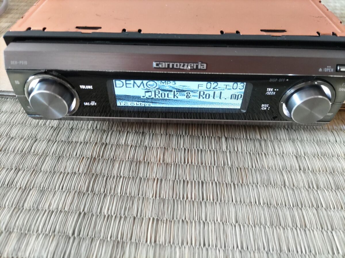 Used Pioneer Carrozzeria DEH-P910 CD Player Car Stereo AUX Used Pioneer Carrozzeria DEH-P910 CD Player Car Stereo AUX