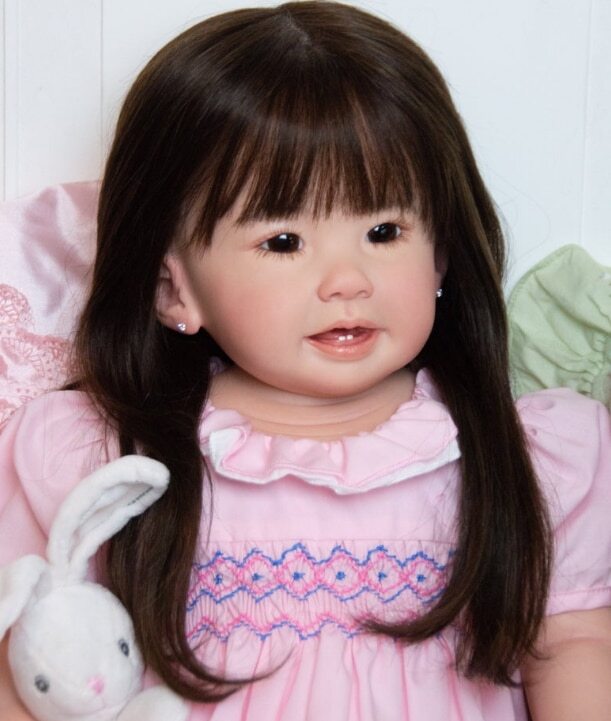 28in Reborn Toddler Doll Kit Blank Mold Fresh Color Vinyl