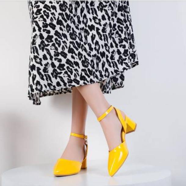 PANTOFOLA D’ORO Scarpe sandali donna estate tacco grosso punta punta a punta slingback tacco medio oversize