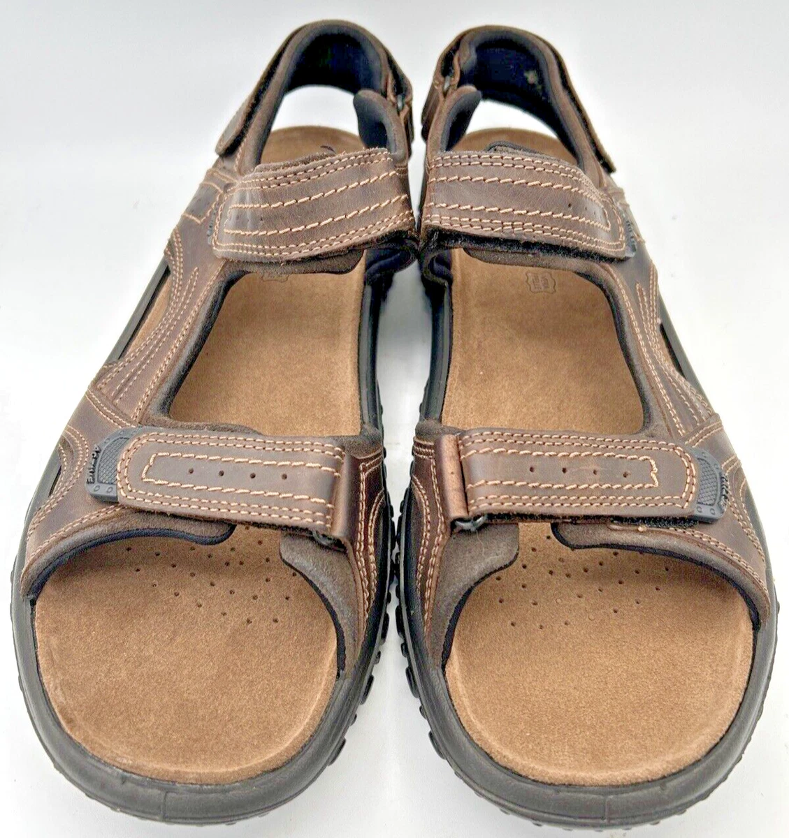 Leather Upper Gray Straps Sandals for Men | eBay display picture 1