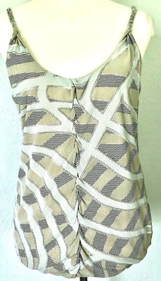 *14* Giorgio Armani open back cami blouse tank top dress tunic made in ITALY