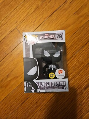 Funko Marvel Black Suit Spider-Man Vinyl Bobble Head