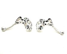 Paire de Levier Décompresseur/Starter  Alu  pour Cyclomoteur Mobylette