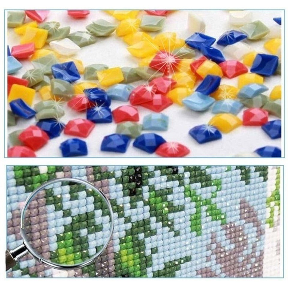 DIY 5D Diamantmalerei Set – Vollbohrer 'Schwarze Hand Mit Schmuck', 40x80 Cm, Inkl. Werkzeug