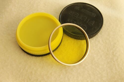 vintage Canon Rangefinder black/yellow plastic case for Filter series VI - Picture 2 of 4