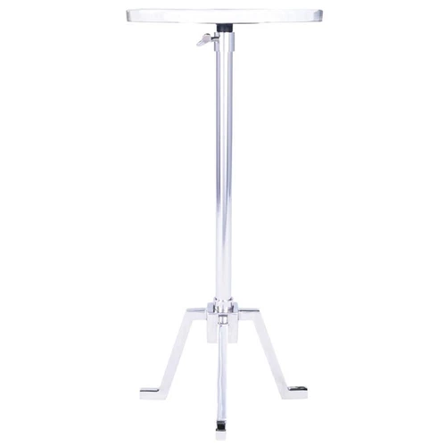 Butler Specialty Sash Metal & Marble Chrome End Table In Silver - Picture 6 of 10