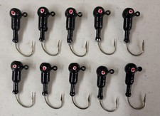 10 Calvin Tyler 3/4 OZ. Black 8 Ball Fishing Lures From Tammy's Tackle