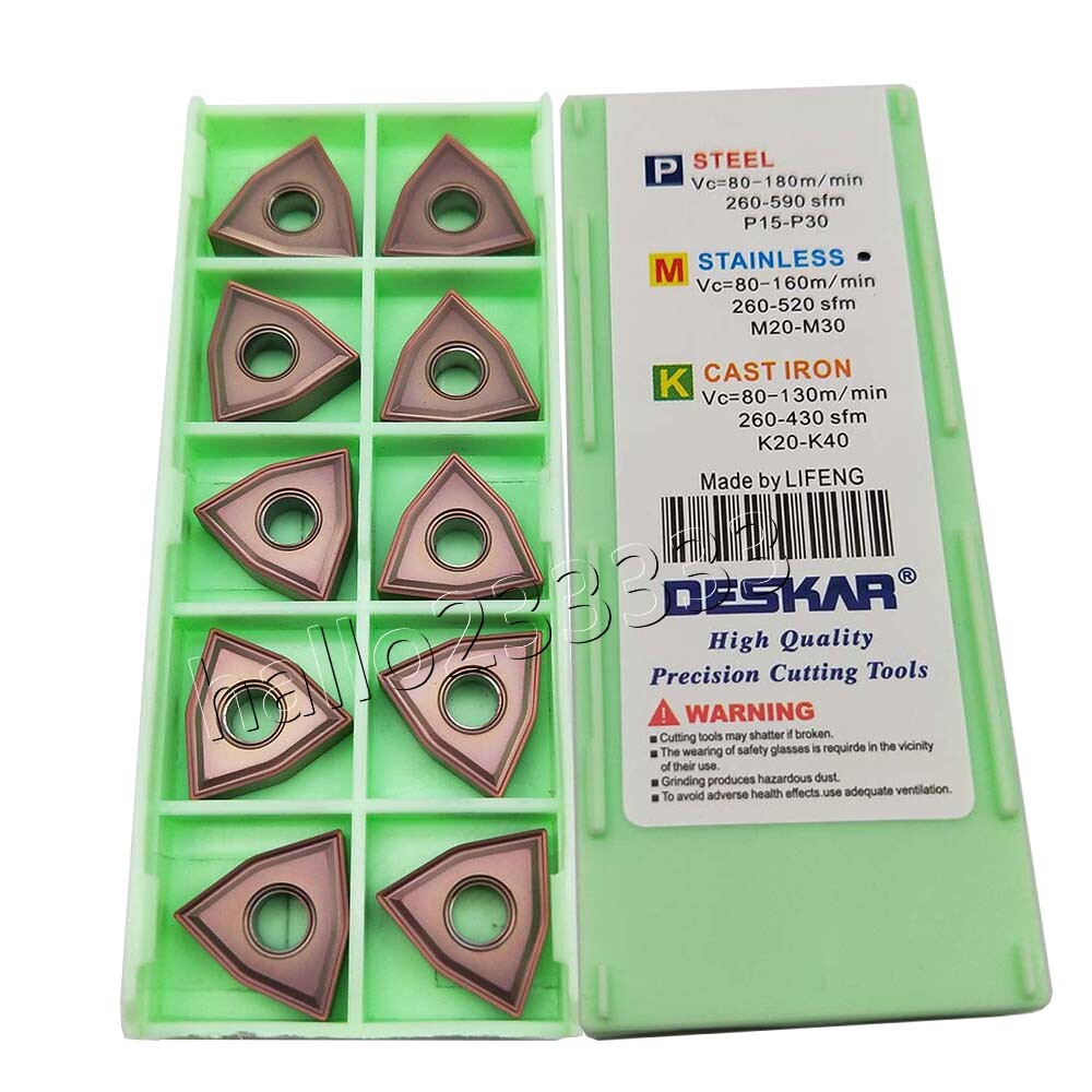 WNMG080404-MS LF6118 WNMG431 CNC carbide Turning inserts For