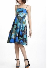 Anthropologie Vanessa Virginia Floral Print Dress Size 2 NWT