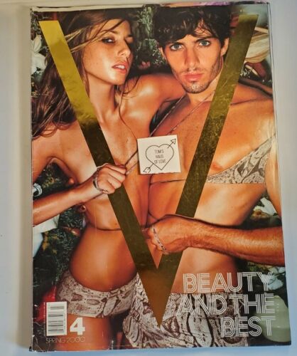 2000 SPRING V MAGAZINE ISSUE # 4 - BEAUTY & BEST - HIGH END FASHION -worn *read*