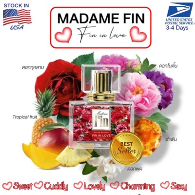 Madame Fin Perfume Fragrance Pheromone FIN IN LOVE RED Famous  30 ml Unisex