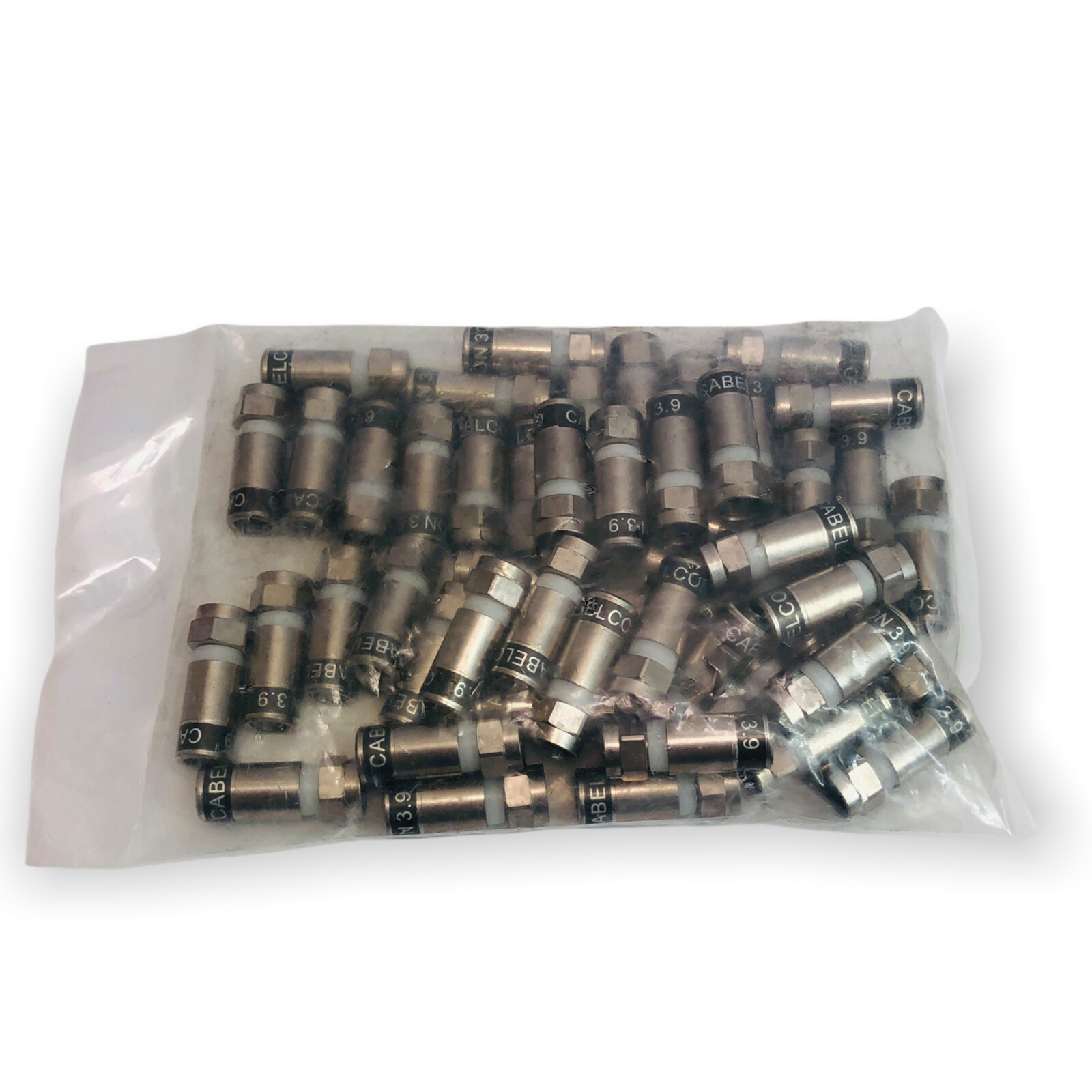 100 Cablecon F-59 RG59 F TYPE COMPRESSION CONNECTORS CX3 3.9 | eBay
