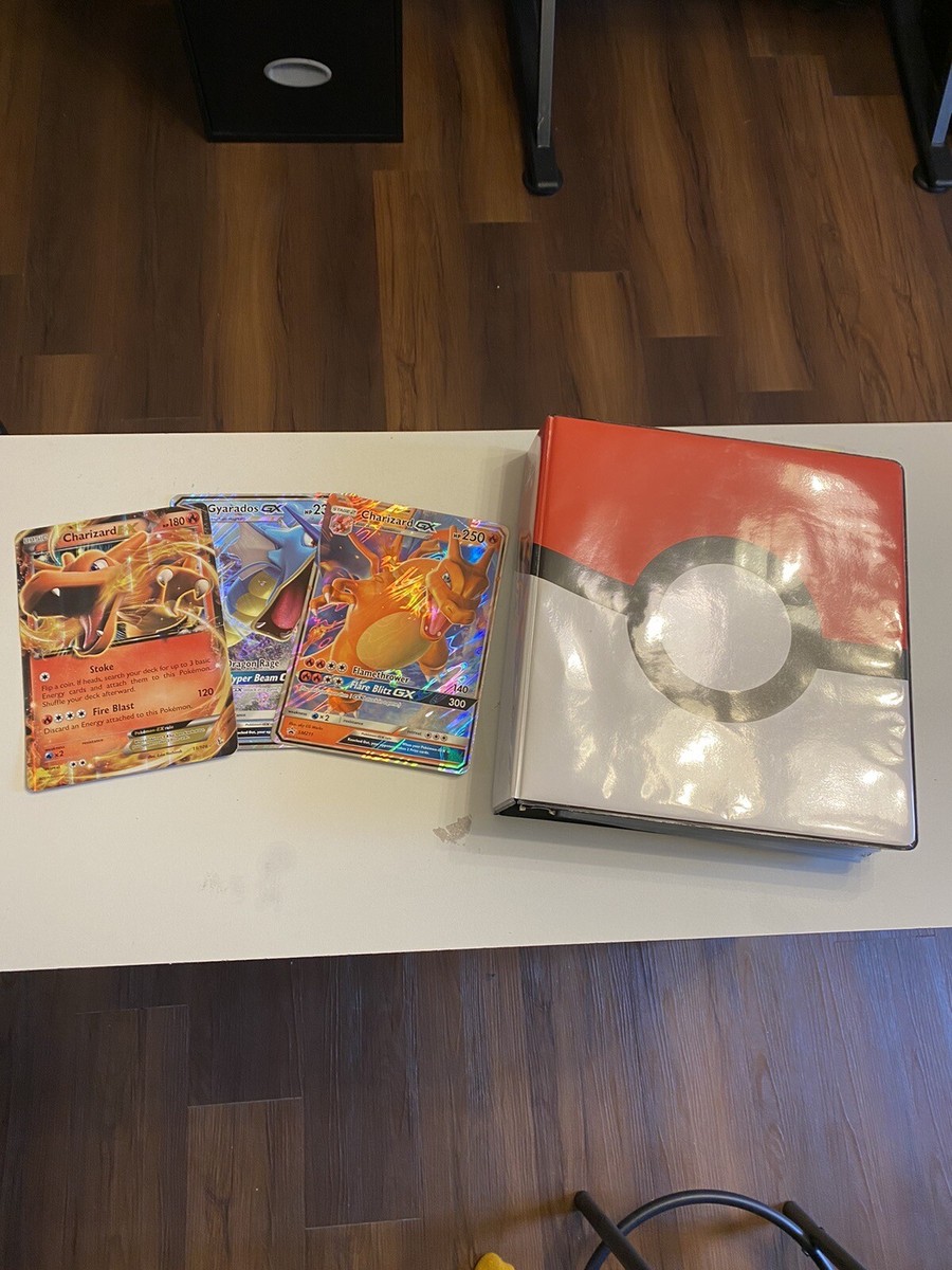 600 card binder 100 Page Binder With Around 600 Pokémon Cards Included! Unique Cards As  well!