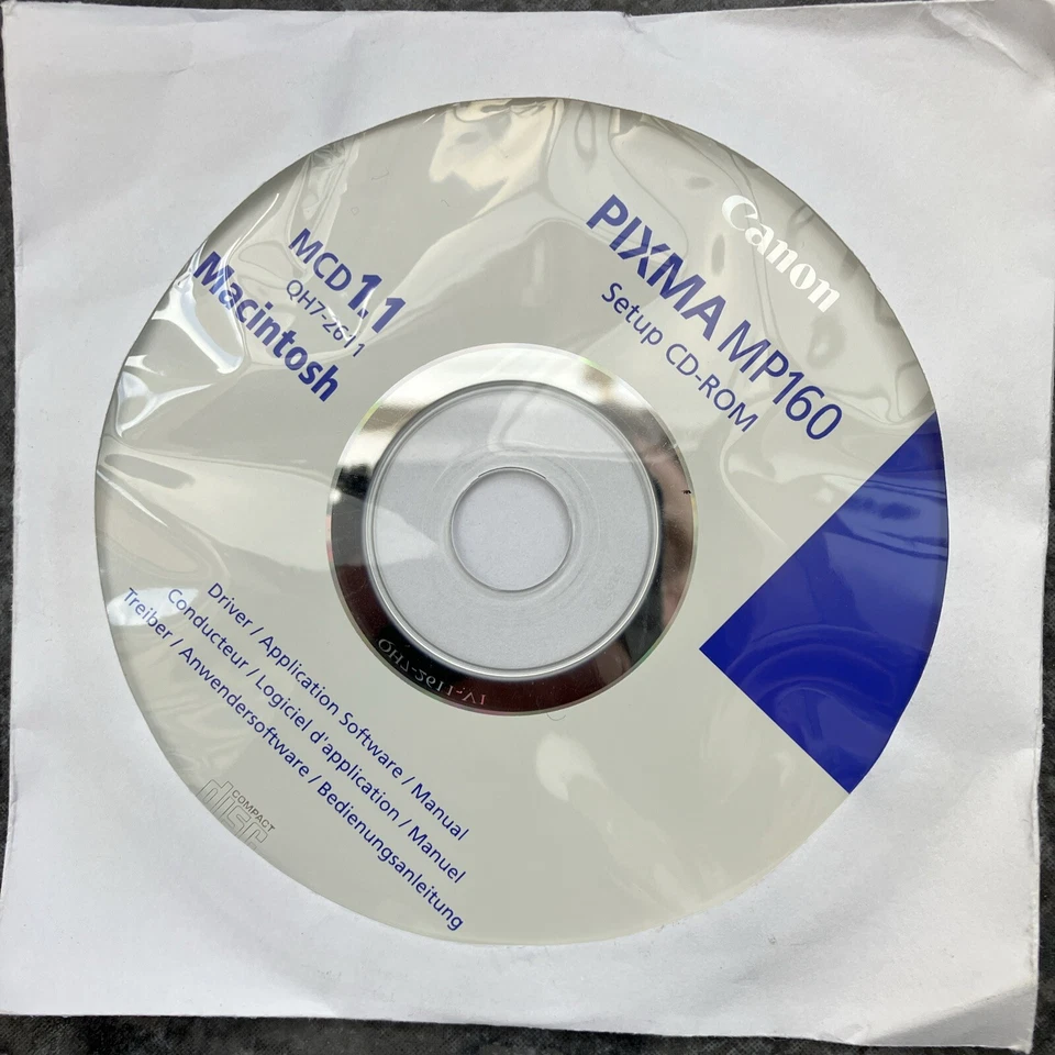 Canon Pixma MP160 Setup CDROM - Image 1 of 1