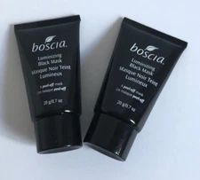 NEW❤2PC Boscia Luminizing Black Mask Peel Off Mask  2x 20g/0.7oz Travel size