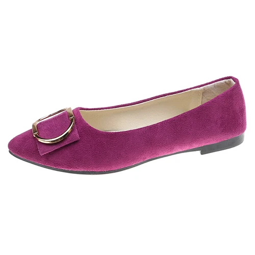 Bequemer modischer eleganter Damenschuh rutschfest flache Schuhe Slipper flache Party - Bild 65 von 75