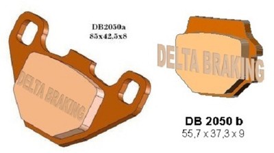 Bremsbeläge hinten TGB Target 325 425 500 525 550 Blade 550 (2050)