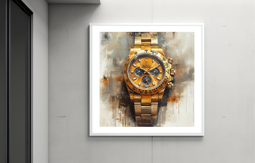 ⌚ Rolex Watch Art 🖼️ | 24x24"| Museum Giclée Print 🎨 | ✍️ 1/25 | COA 🧾 | V87 - Bild 3 von 7