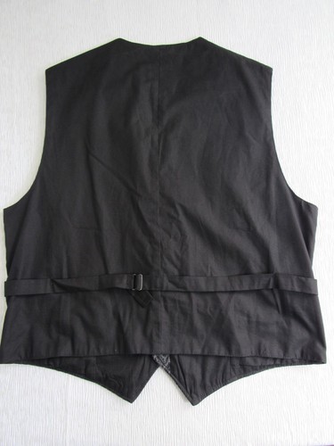 Vintage Wahmaker USA Black Geometric Western Vest Measures Small! - Picture 9 of 9
