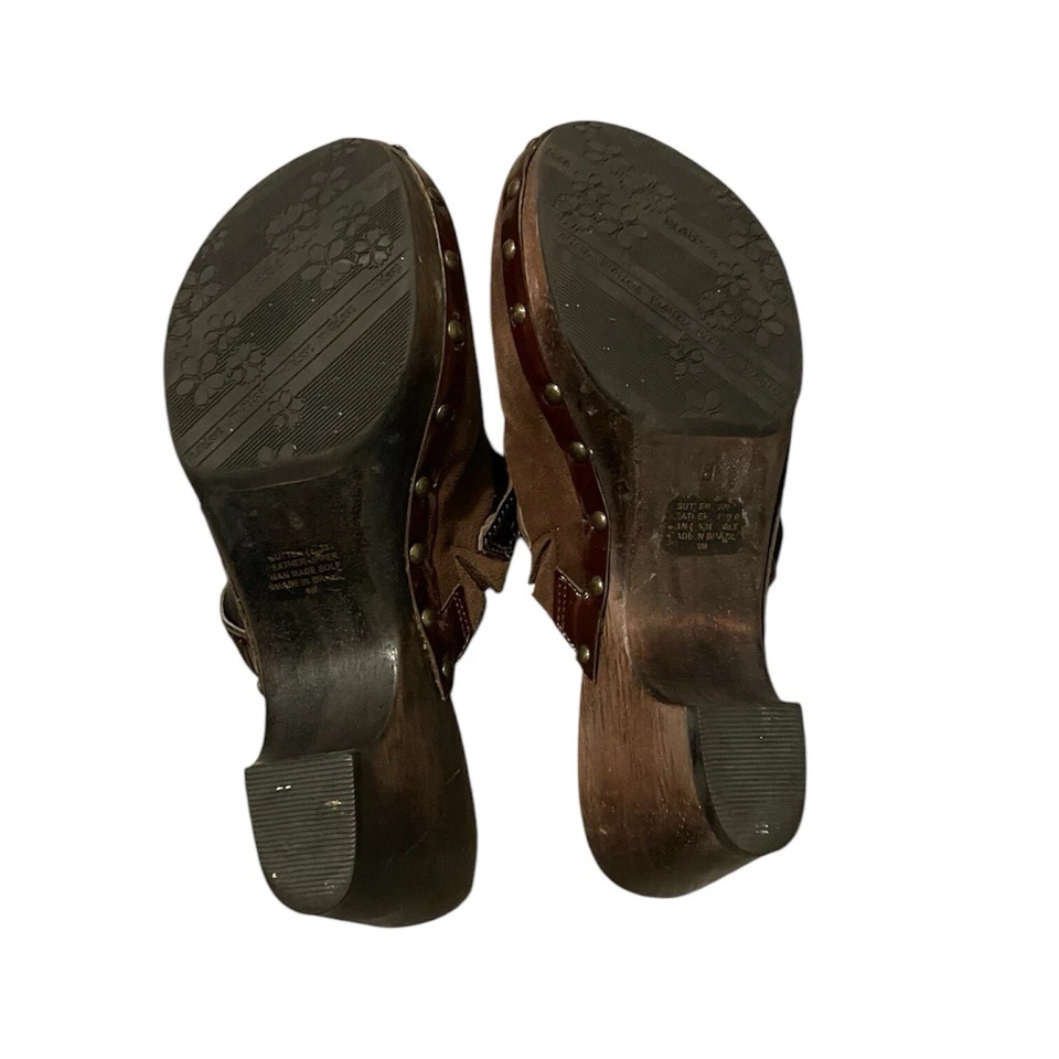 vintage suede sherpa lined matisse sandals size 8 women - Image 4 of 4