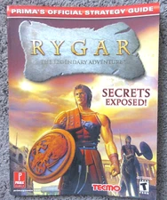VTG NEAR MINT 2003 PRIMAS STRATEGY GUIDE RYGAR LEGENDARY ADVENTURE TECMO