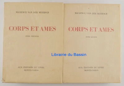 Corps et âmes 2 tomes Maxence van der Meersch 1947 Ed. num. - Photo 1/4