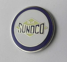 Sunoco Blue Oil Gas Fuel Lapel Pin Hat pin badge 1 inch in size