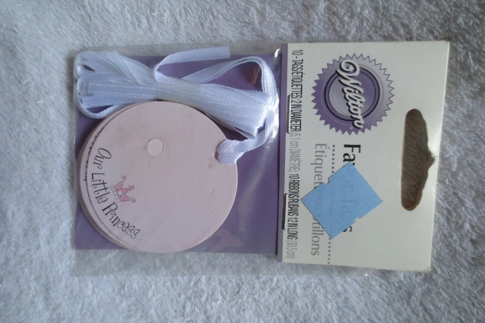 Etiquetas Wilton Shower Favor Nuestra Princesa Nuevas  Foto 2 de 4